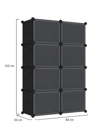 Sapateira cube - 83 x 32 x 122 cm