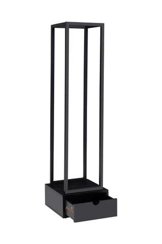 Suporte vertical para lenha - Preto