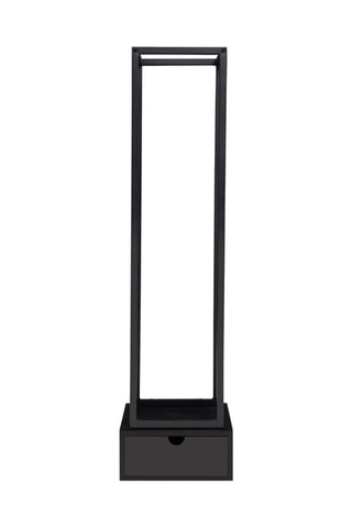 Suporte vertical para lenha - Preto