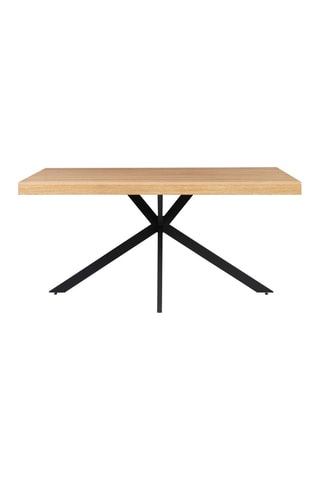 Mesa Brixton - Imitação de madeira e preto