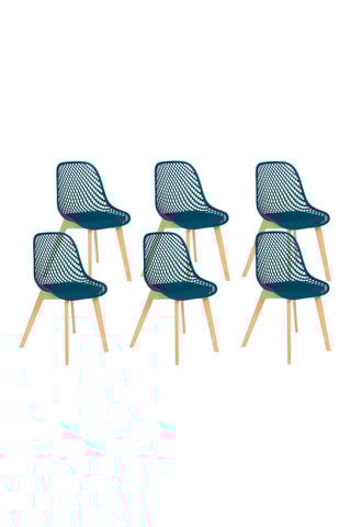 6 cadeiras Maelle - 54 x 86 x 56 cm