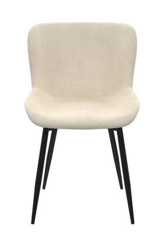 4 cadeiras Taylor - 49 x 81,5 x 56 cm - Revestimento em veludo