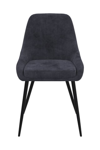 2 cadeiras Olivia - 47,5 x 79 x 54 cm - Revestimento em veludo