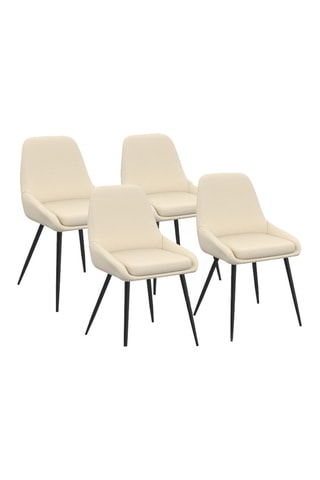 4 cadeiras Ornella Bege