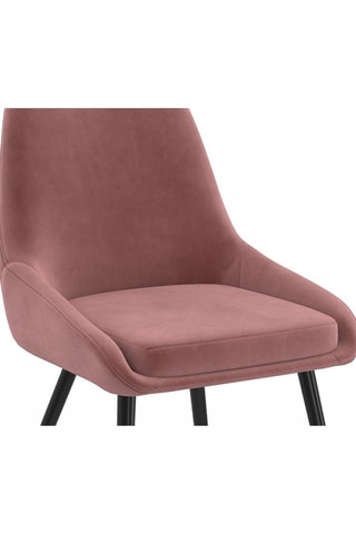 4 cadeiras - Cinzento, bege e rosa