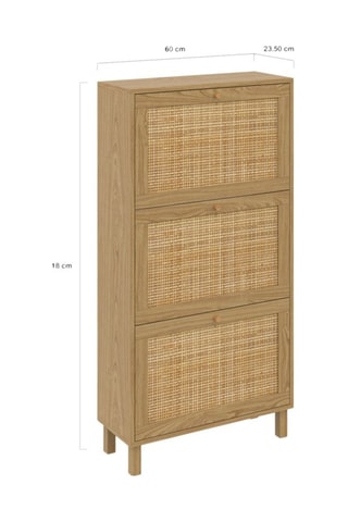 Sapateira 3 batentes Erin - 60 x 118 x 23,5 cm