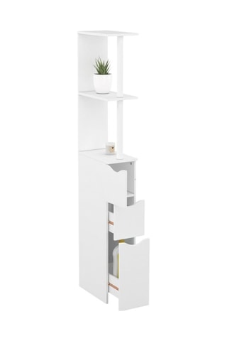 Coluna casa de banho 1 porta - 15,2 x 33 x 136 cm
