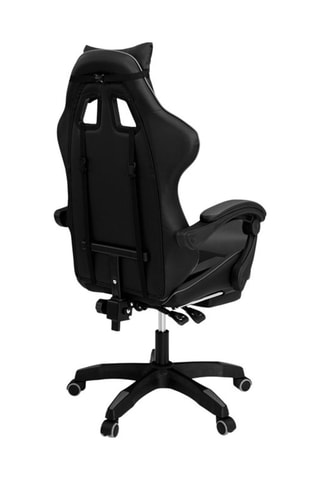 Cadeirão de escritório especial gaming - Preto e cinzento