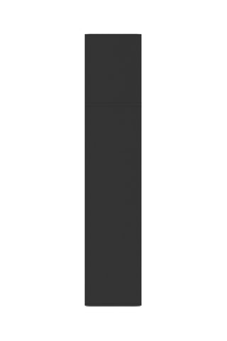 Etagère bibliothèque Paulette 11 compartiments bois et noire 143cm