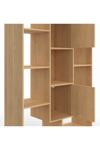 Biblioteca 2 portas Faustine - 90 x 30 x 143 cm