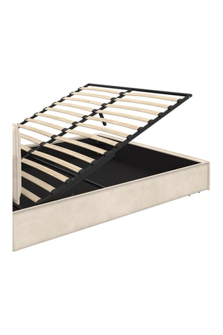 Cama com arrumação com sommier Lilou - Área de deitar 160 x 200 cm