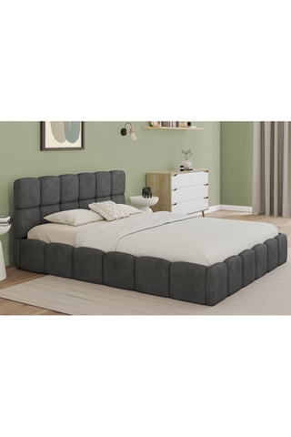Cama com arrumação e sommier Bubble - Área de deitar 160 x 200 cm