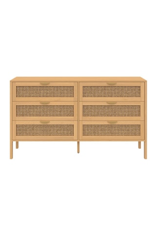 Cómoda 6 gavetas Eve - 140 x 80 x 40 cm