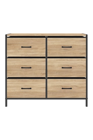 Cómoda 6 gavetas Iris - 80 x 30 x 70 cm