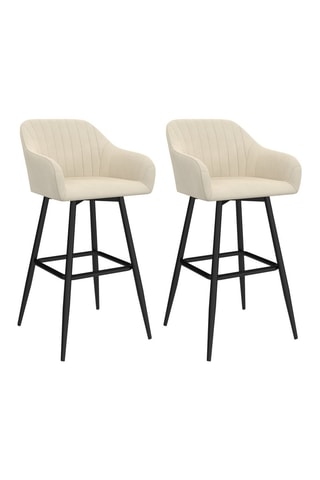 2 bancos de bar Ariana - 47 x 93 x 46 cm