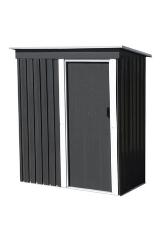 Abrigo de jardim - Antracite e branco - 2,2 m³