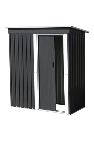Abrigo de jardim - Antracite e branco - 2,2 m³