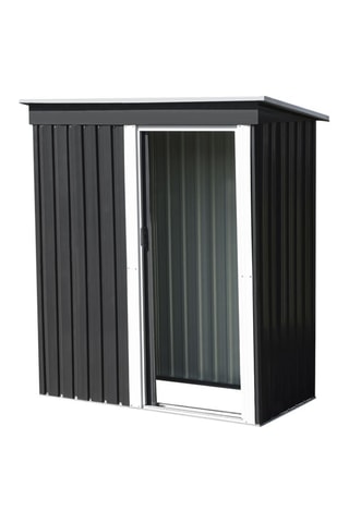 Abrigo de jardim - Antracite e branco - 2,2 m³