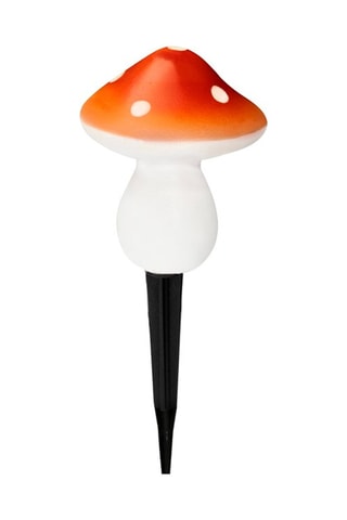 Grinalda solar cogumelos 3 LED - Branco quente