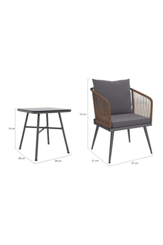 Conjunto de jardim Florida - 2 lugares
