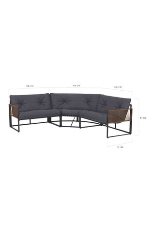 Conjunto de jardim Ozéa - 6 lugares