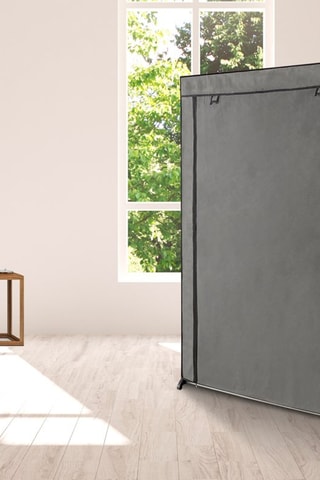 Sapateira flexível Cinzento - 91 x 24 x 140 cm