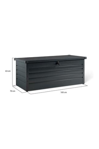 Baú de arrumação para exterior - Antracite - 600 l