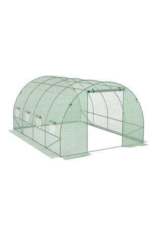 Estufa túnel de jardim - 40 x 30 x 20 m - 12 m²