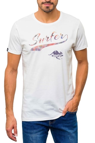 T-shirt surfar Branco