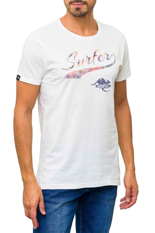T-shirt surfar Branco