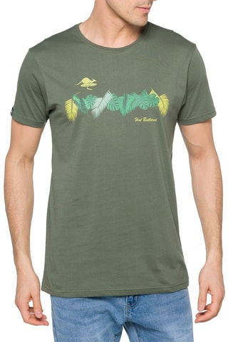 T-shirt regular Aloha - Vert