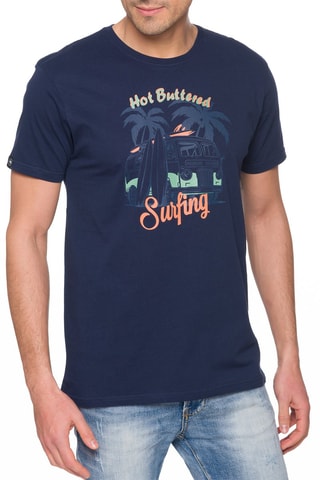 T-shirt Magnetic - Bleu marine