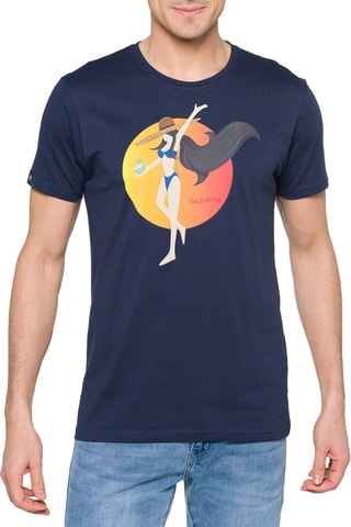 T-shirt Tangerine - Bleu marine