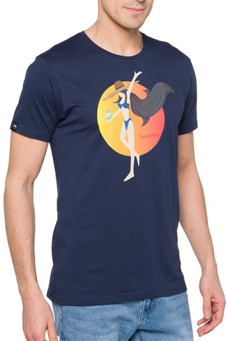 T-shirt Tangerine - Bleu marine
