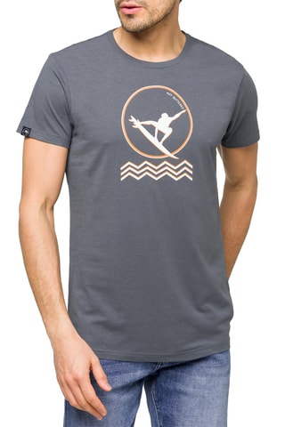 T-shirt Groove - Gris carbone