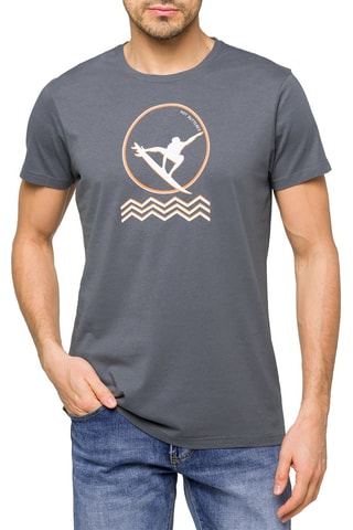 T-shirt Groove - Gris carbone