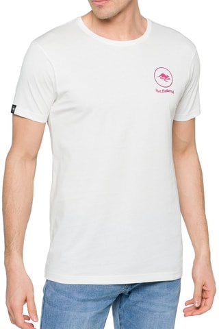 T-shirt regular Flame Branco