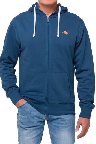 Sweat regular Kangaroo - Bleu et orange