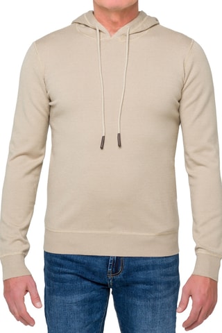 Camisola com capuz Berawa - Bege