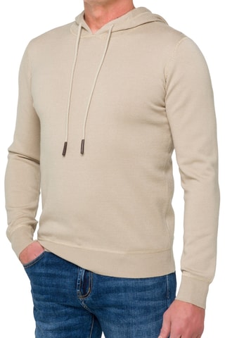 Camisola com capuz Berawa - Bege