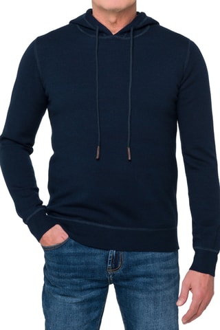 Camisola com capuz Berawa - Azul-marinho