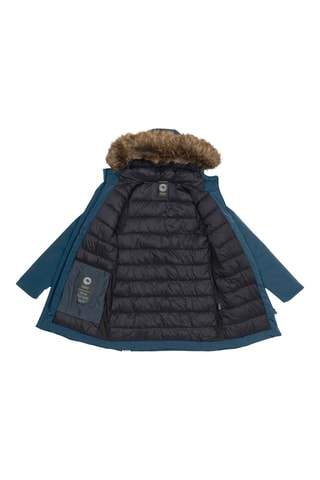 Parka à capuche Dahlia - Bleu pétrole