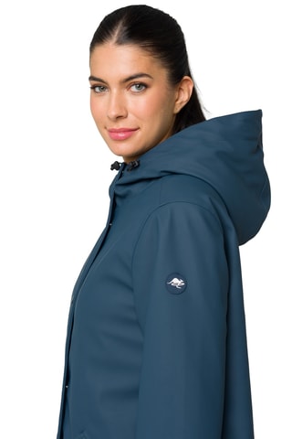 Parka à capuche Karen - Bleu pétrole
