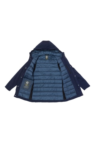 Parka à capuche Khangar - Bleu marine