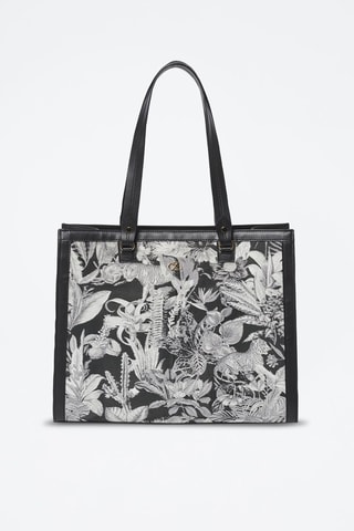 Sac à main en cuir Apolline  - Noir