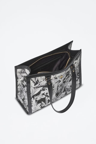 Sac à main en cuir Apolline  - Noir