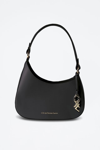 Sac porté épaule en cuir Ambroise - Noir