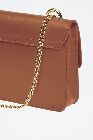 Sac bandoulière en cuir Trudaine - Marron