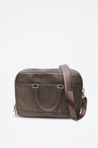Sac bandoulière en cuir - Marron