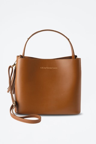 Sac à main en cuir Vaugirard - Marron